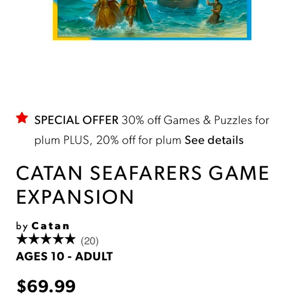 Seafarers Board Game Expansion Settlers of Catan
